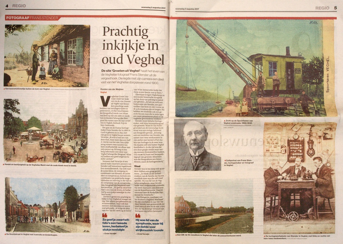 inkleuren oude zwart wit foto